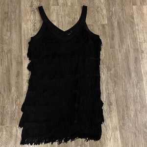White House Black Market Elegant Black Dress